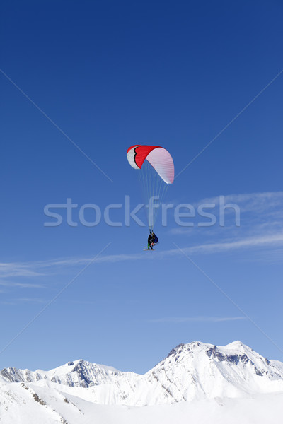 Speed Flying in Mountains Stock photo © BSANI