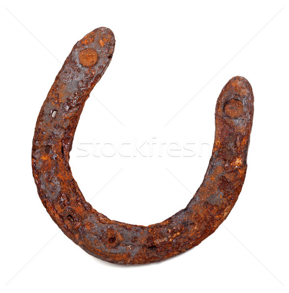 Old rusty horseshoe Stock photo © BSANI