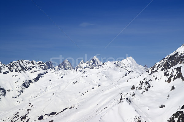 Snowy mountains Stock photo © BSANI