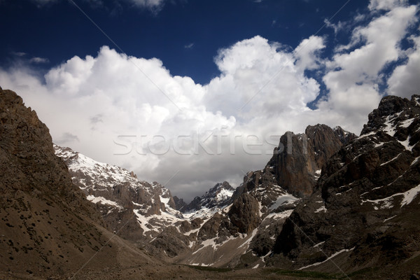 Mountains and sky with clouds Stock photo © BSANI