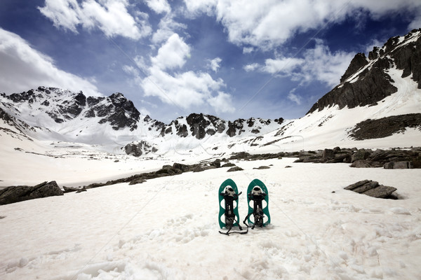 Berge Türkei Weitwinkel Ansicht Wolken Sport Stock foto © BSANI