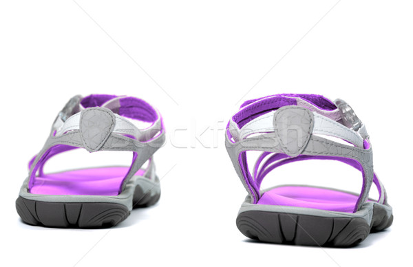 Summer sandals. Back view. Stock photo © BSANI