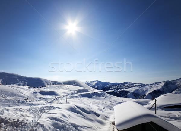 Ski Resort ciel soleil caucase montagnes [[stock_photo]] © BSANI