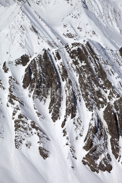 Winter rocks in snow Stock photo © BSANI