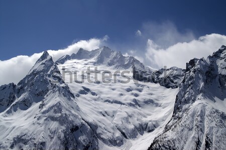 高 山 高加索 景觀 冰 商業照片 © BSANI