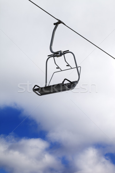 Chair-lift and cloudy sky Stock photo © BSANI