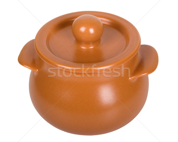 Ceramic pot close-up Stock photo © BSANI