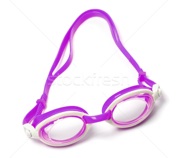 Goggles for swimming on white Stock photo © BSANI