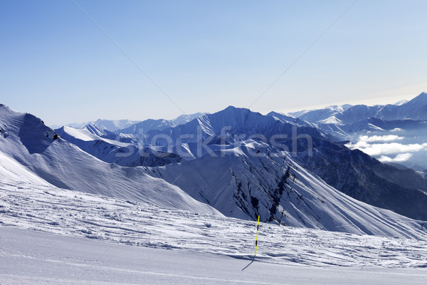 Ski slope in morning Stock photo © BSANI
