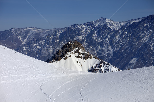 Sci caucaso montagna Georgia Foto d'archivio © BSANI