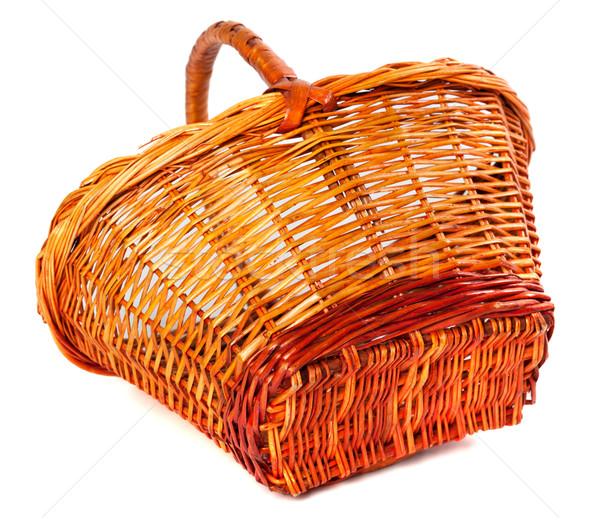 Empty wicker basket Stock photo © BSANI