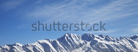 Panorama kafkaslar dağlar üst gökyüzü manzara Stok fotoğraf © BSANI