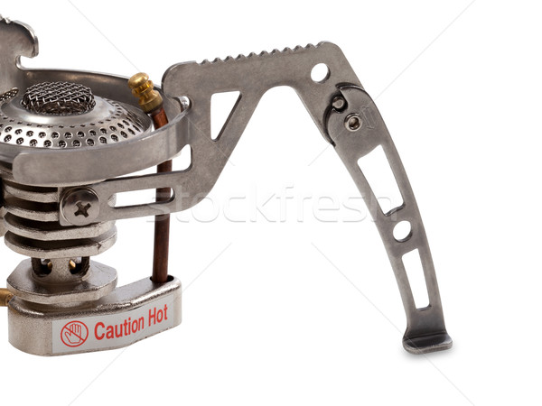 Camping gas stove isolated on white background Stock photo © BSANI
