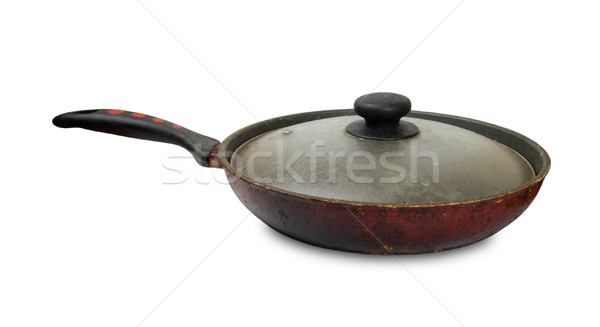 Dirty old frying pan Stock photo © BSANI