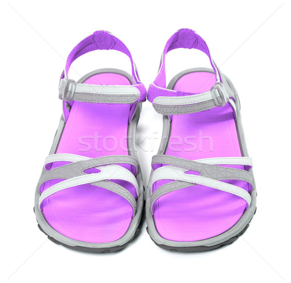 Pair of summer sandals. Front view.  Stock photo © BSANI