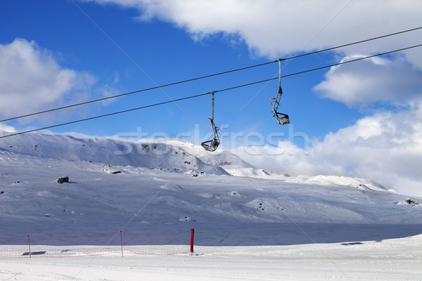 Chair-lift at ski resort Stock photo © BSANI
