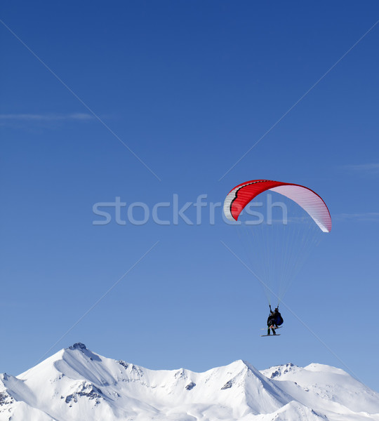 Speed riding in high mountains Stock photo © BSANI