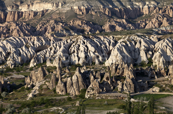 View on evening Cappadocia valley in spring Stock photo © BSANI