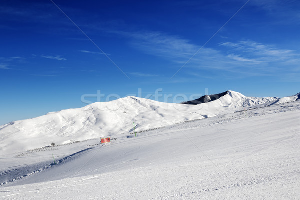 Ski slope at sun day Stock photo © BSANI