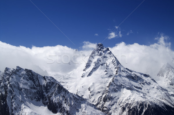 高 山 雲 高加索 地區 天空 商業照片 © BSANI