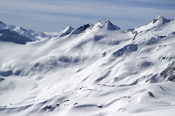 Snow slopes for freeride Stock photo © BSANI