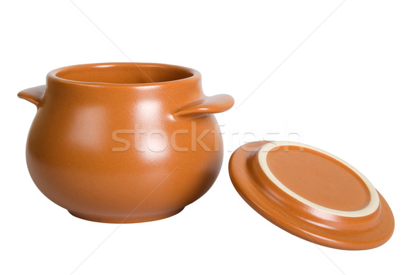 Open ceramic pot Stock photo © BSANI