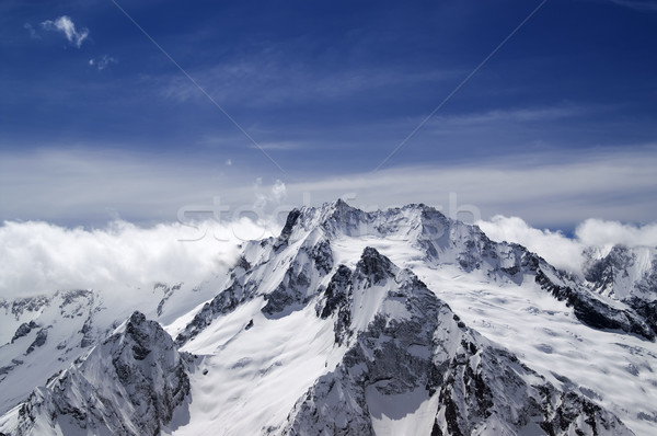 High mountains in cloud Stock photo © BSANI