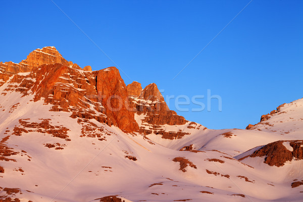 Sunrise in mountains Stock photo © BSANI