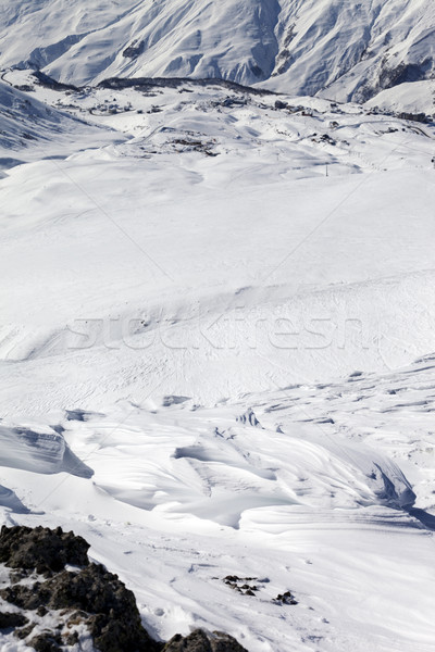 Haut vue pente ski Resort caucase [[stock_photo]] © BSANI