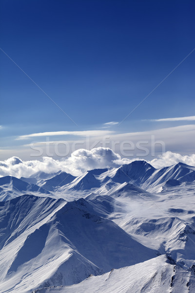 Snow-capped mountains Stock photo © BSANI