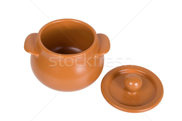 Empty ceramic pot Stock photo © BSANI