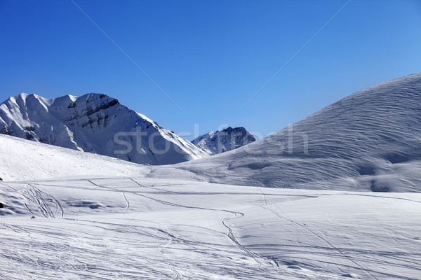 Off piste slope at nice winter day Stock photo © BSANI