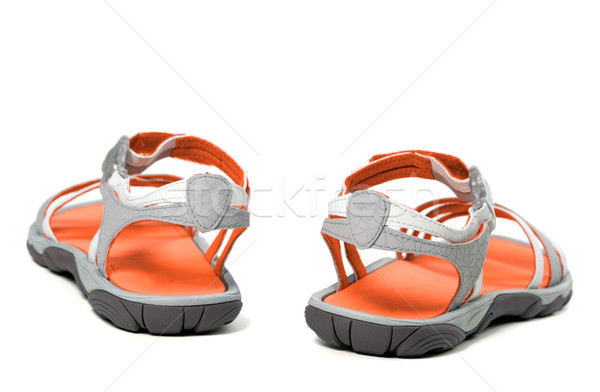 Summer sandals. Back view. Stock photo © BSANI