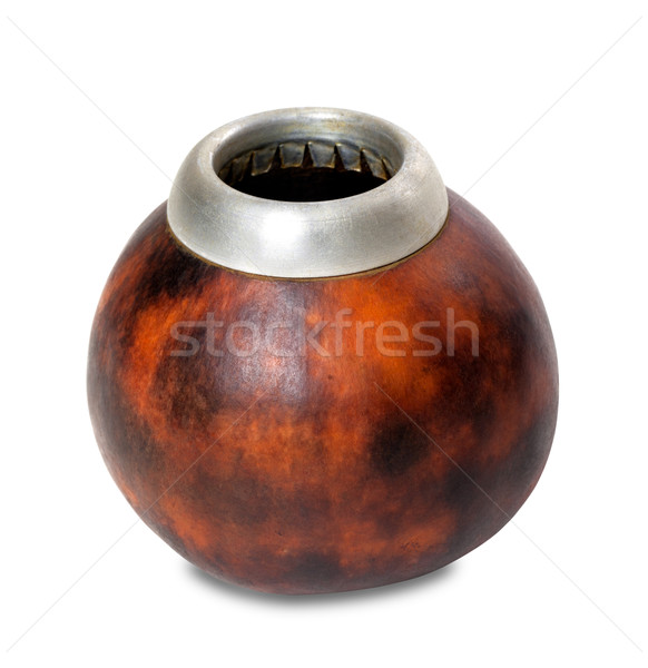 Calabash gourd on white background Stock photo © BSANI