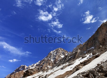 Rocks with snow at nice day Stock photo © BSANI