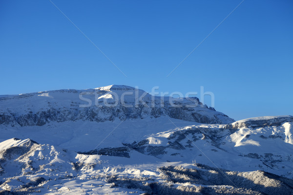 Winter mountains at nice sun morning Stock photo © BSANI