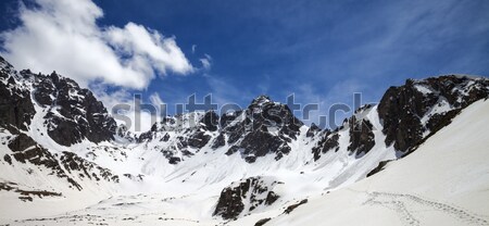 Wanderer Berge Türkei Frühling Mann Sport Stock foto © BSANI