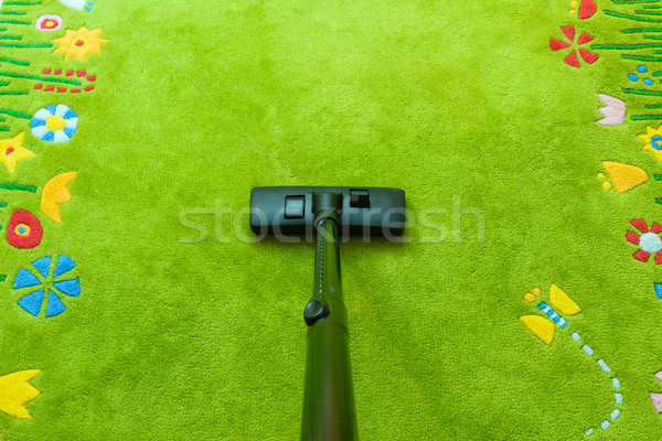 Stock foto: Staubsauger · ordentlich · up · Teppich · Kopie · Raum