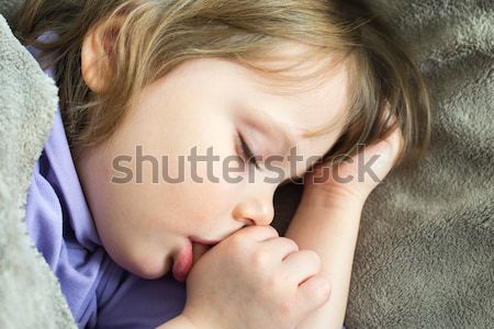 Little cute baby sleeping Stock photo © bubutu
