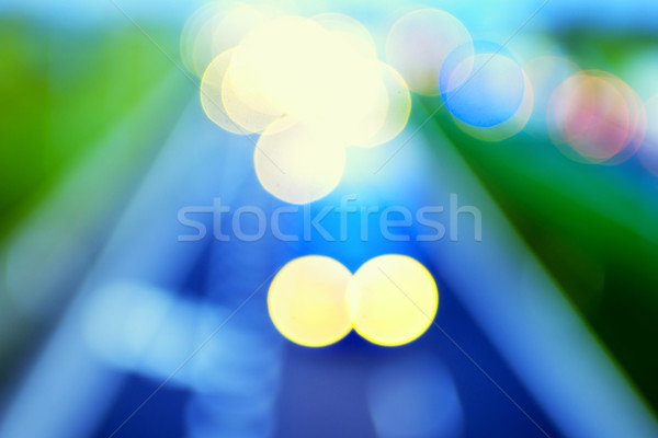 Abstract style - De-focused highway lights Stock photo © bubutu