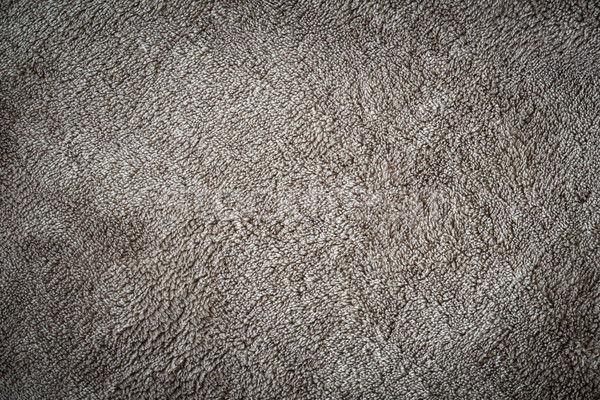 Grau Plüsch Decke Textur gemütlich Stock foto © bubutu