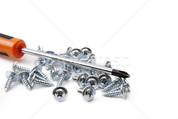 Munka szerszámok izolált fehér acél elektromos Stock fotó © Bumerizz