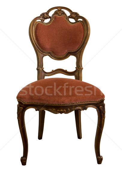 Antik bútor francia tölgy fa izolált Stock fotó © Bumerizz