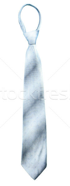 Stropdas geïsoleerd witte kantoor Blauw pak Stockfoto © Bunwit