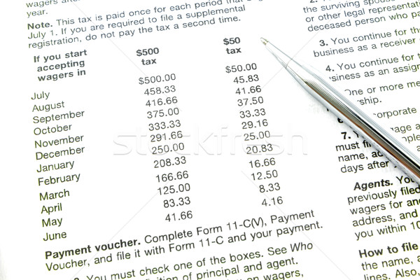 tax form  Stock photo © Bunwit