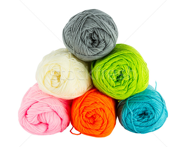colorful balls of knitting yarn  Stock photo © Bunwit
