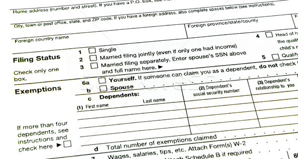 Tax forms filing status Stock photo © Bunwit