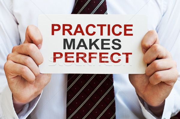 Practice Makes Perfect Stock photo © burtsevserge