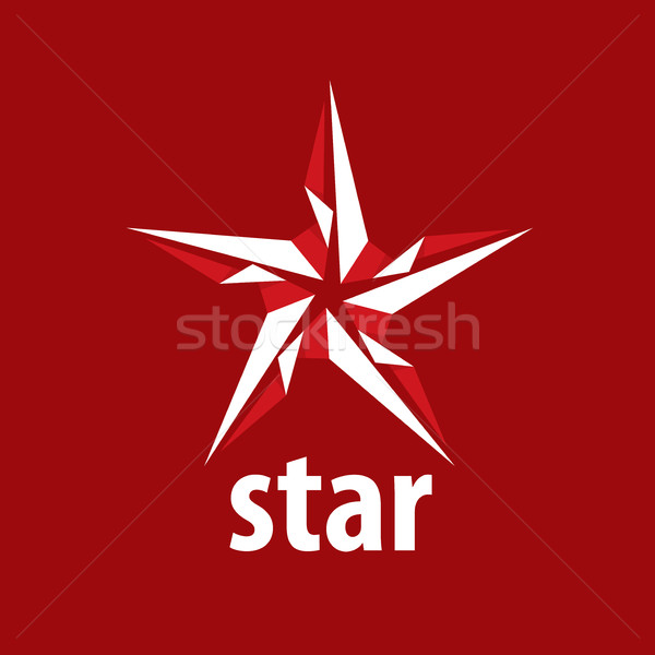 Vektor logo Sterne abstrakten Zeichen Branding Stock foto © butenkow