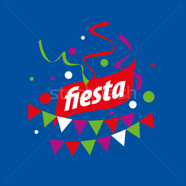 Vacaciones vector logo resumen diseño de logotipo fiesta Foto stock © butenkow